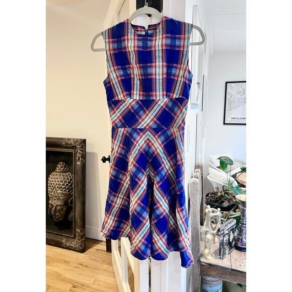Vintage Early 70's Short Plaid Dress, Rare Find - Size Small - Picture 2 of 6